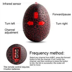 اسباب بازی ربات مار کبرا کنترلی شارژی REMOTE CONTROLLED COBRA SNAKE _اسباب بازی ربات